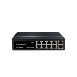 Genata GNT-P1210ES 8-Port PoE Switch 2 Gigabit Up-Link