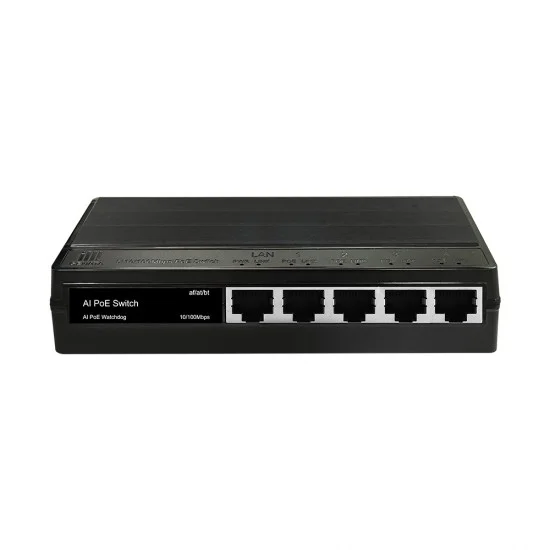 Genata GNT-P9105ES 4-Port PoE Switch ES: 4FE+1FE Uplink
