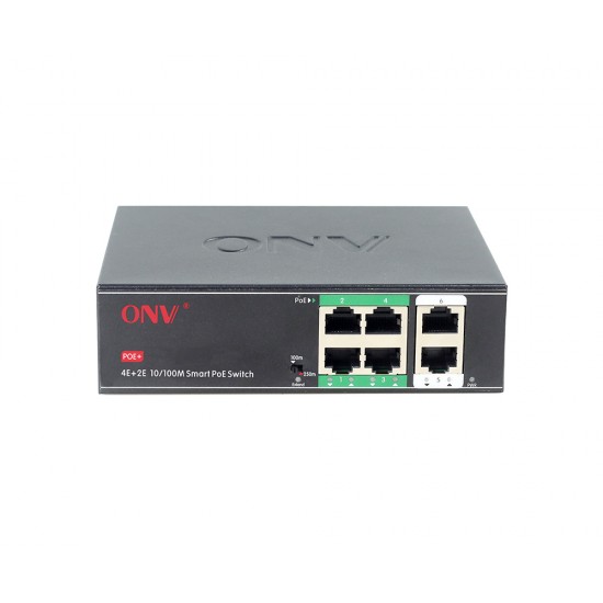 ONV 6-Port 10/100Mbps PoE Switch (ONV-H1064PSD)