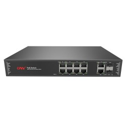 ONV Gigabit 12-Port PoE Switch - ONV-POE33128PF
