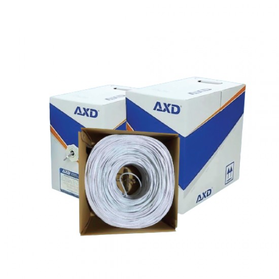 AXD Cat-6 UTP 305mtr 0.58mm Thickness Computer Networking LAN Cable