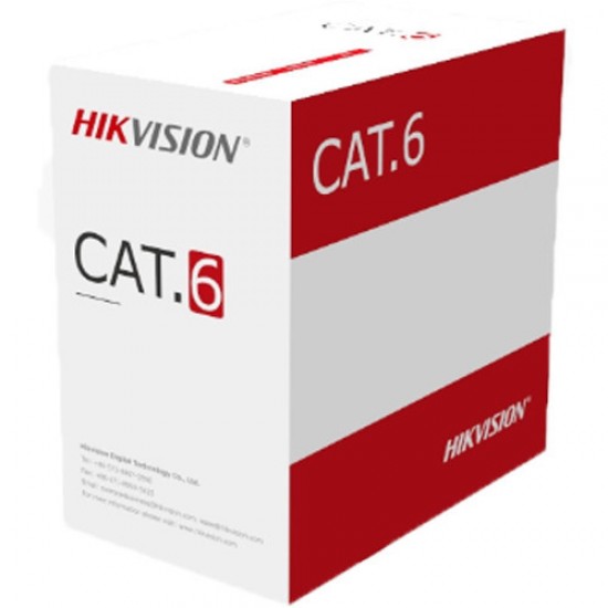 Hikvision DS-1LN6U-W-CCA 305 m CAT6 UTP Network Cable Hikvision DS-1LN6U-W-CCA 305 m CAT6 UTP Network Cable