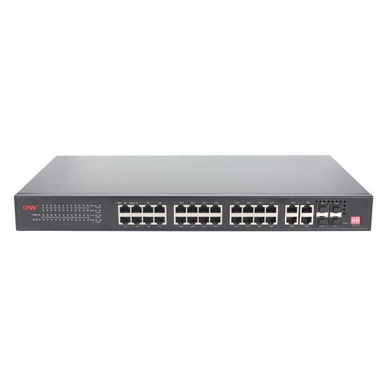 ONV ONV-POE53028PFCMS Gigabit 28-Port Easy Managed PoE switch ONV ONV-POE53028PFCMS Gigabit 28-Port Easy Managed PoE switch
