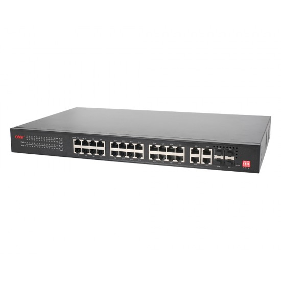 ONV ONV-POE53028PFCMS Gigabit 28-Port Easy Managed PoE switch ONV ONV-POE53028PFCMS Gigabit 28-Port Easy Managed PoE switch