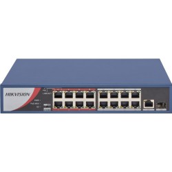 Hikvision DS-3E0318P-E-M 16 Port Fast Ethernet Unmanaged POE Switch