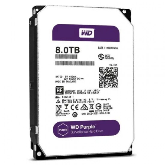 Western Digital Purple 5640RPM 8TB Surveillance HDD